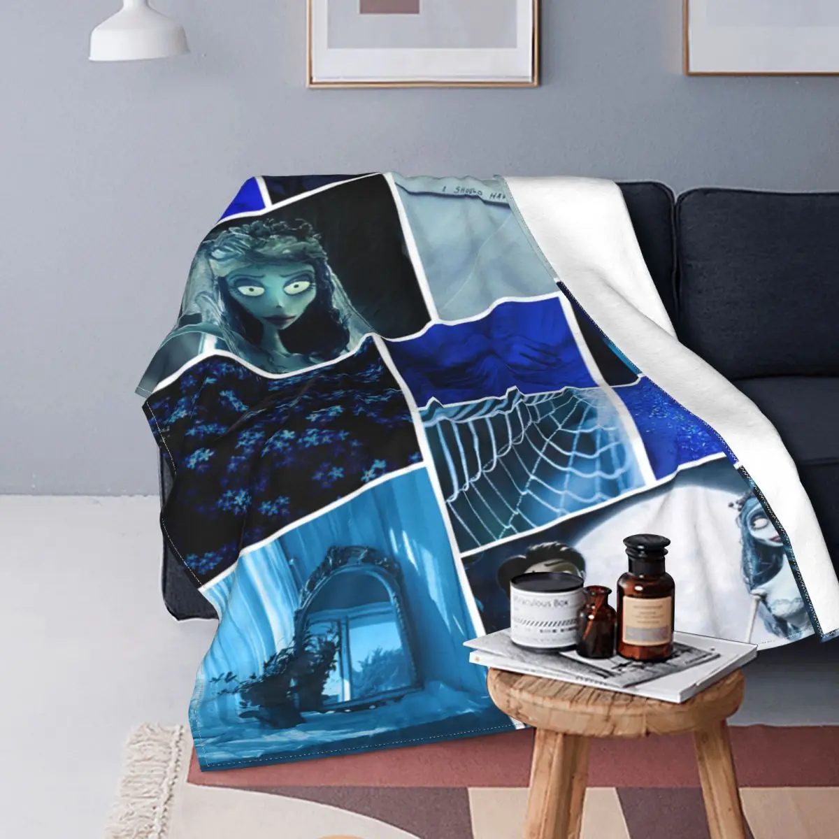 

Tim Burton's Corpse Bride Amily Love Movie Blankets Fleece Autumn/Winter Lightweight Thin Throw Blanket for Bed Office Bedspread