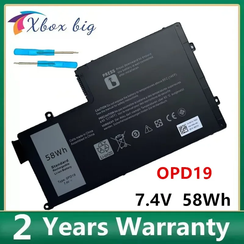 0PD19 OPD19 7 4 V 58Wh Аккумулятор для ноутбука DELL Inspiron 14 3450 3550 5448 5545 5547 5445 15 14-5447 15-5547 TRHFF 58DP4