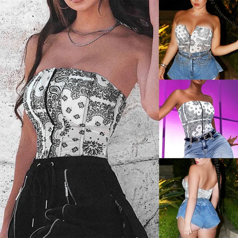 

Винтажный облегающий корсет, бюстье, сексуальный корсет на шнуровке с принтом, Женский корсет на талию, утягивающий корсет для вечеринки, ко...