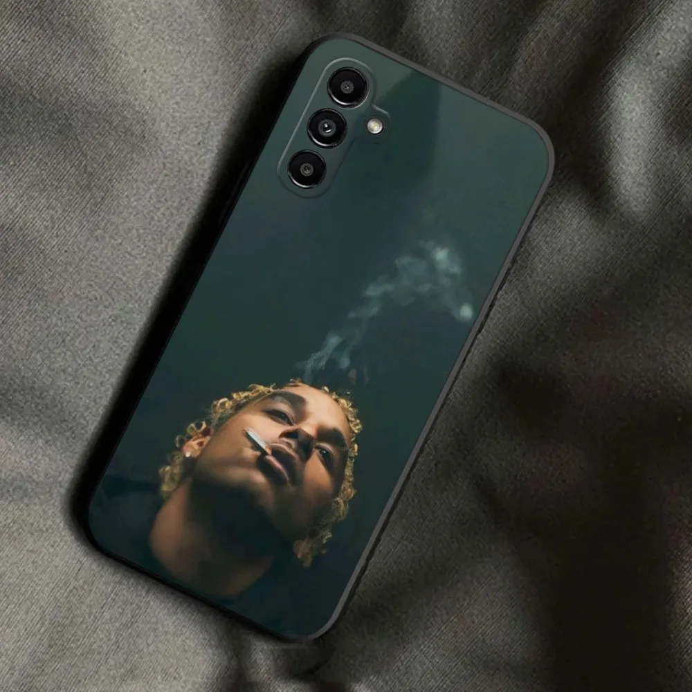 Чехол для телефона Rapper L-Laylow Samsung Galaxy A13 A21s A22 A31 A32 A52 A53 A71 A80 A91 Мягкий черный чехол