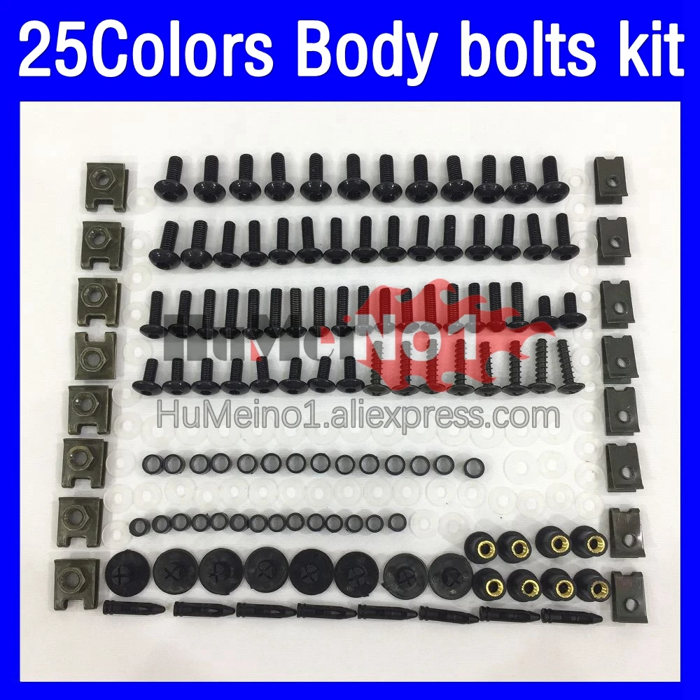 

268ps Fairing bolts full screw kit For YAMAHA TZR-250 3MA TZR250 TZR 250 88 89 90 91 1988 1989 1990 1991 Body bolt screws Nuts