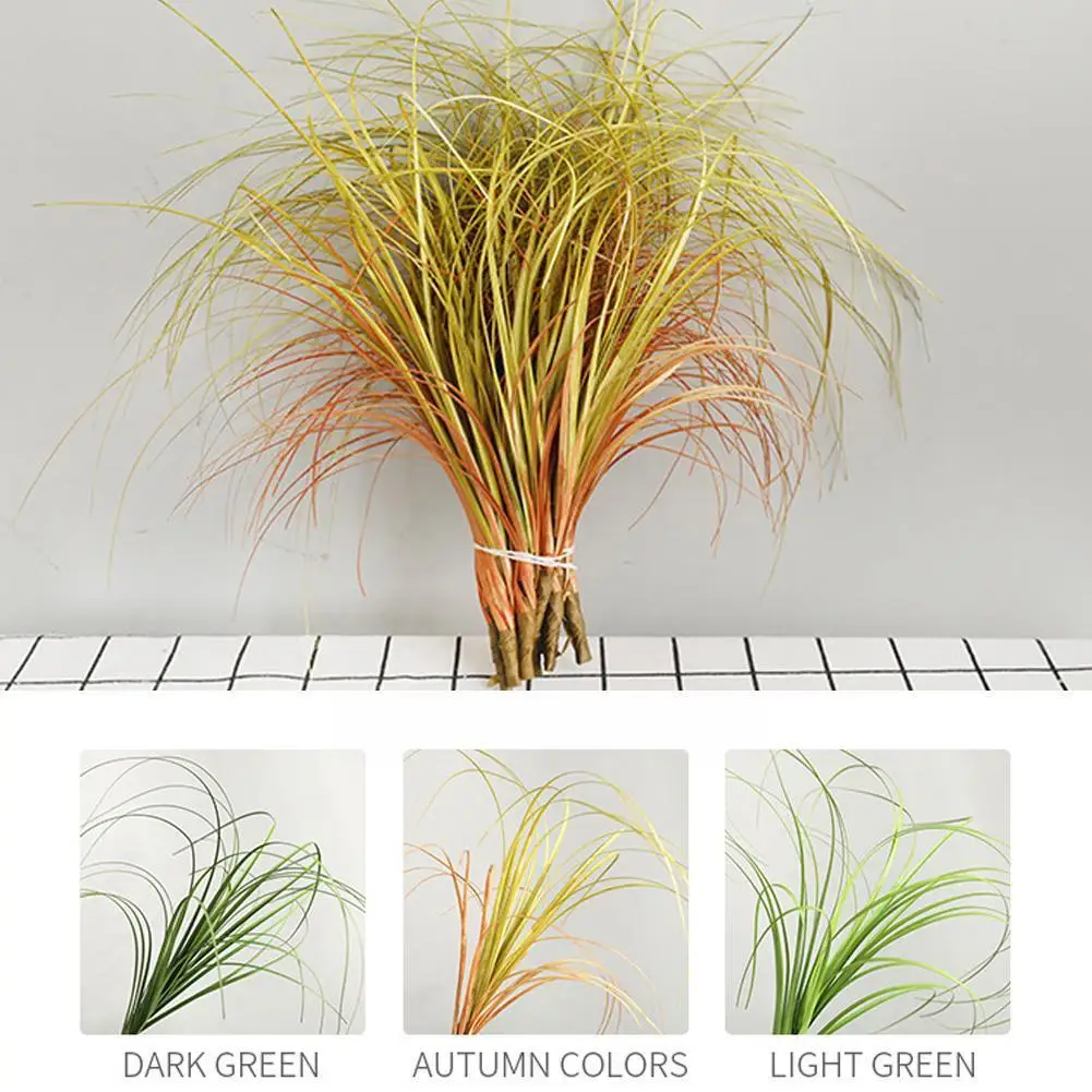 

10Pcs 35/42cm Artificial Leaf Simulation Leaf Grass Home Decoration Fake Arranging Lawn Simulation Engineering Plants Flowe C9O0