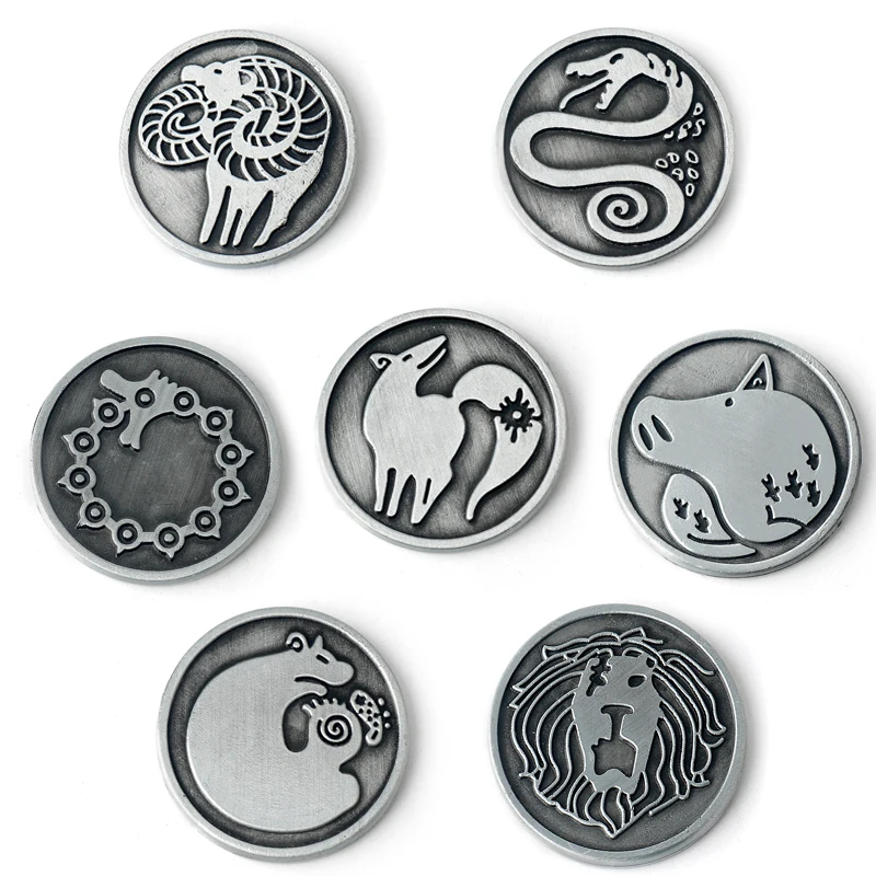 

The Seven Deadly Sins Hawk Diane Ban Cosplay Dragon's Sin of Wrath Lion's Sin of Pride Unisex Memorial Coin Fans Collect Gifts