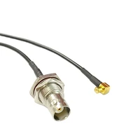 new bnc female jack nut switch mcx male plug right angle pigtail cable rg174 wholesale 1015203050100cm for wifi card