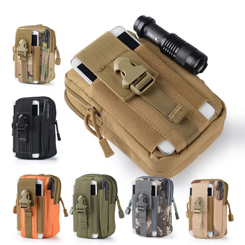 Quality Tactical Waist Bag Camouflage Men's Belt Bag Camping Outdoor Military Molle Pouch Male Wallet Safety Survival Tool Pack
