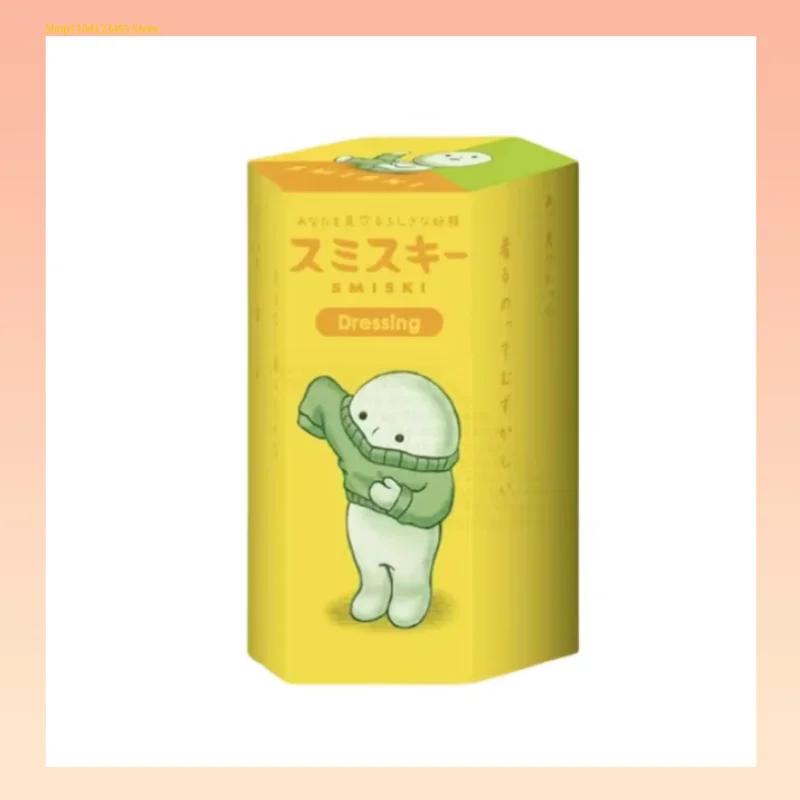 Smiski Wear серия одежды серебристая зеленая кукла слепая загадочная коробка