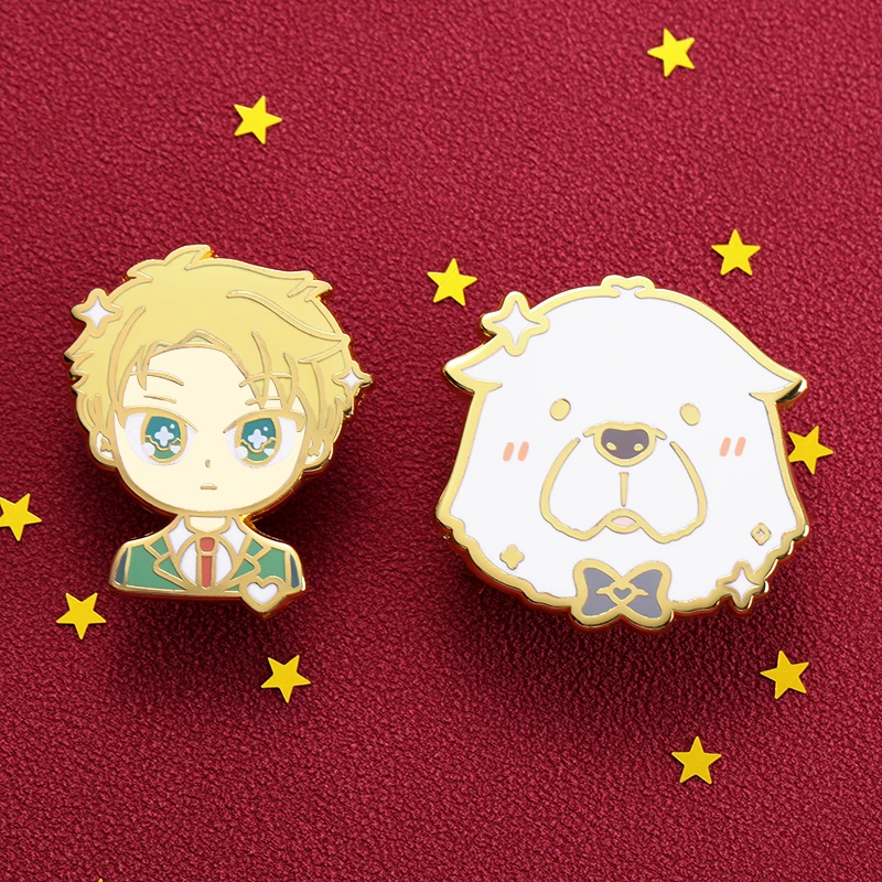 

Anime Cute SPY X FAMILY Hard Enamel Pin Cute Twilight Yor Forger Anya Forger Brooch Laple Backpack Badge Jewelry Gift For Friend