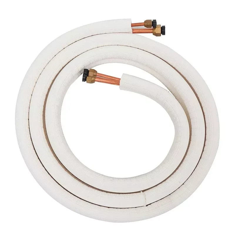 

3m Air Conditioner Pair Coil Tube 1/4'' 3/8" Insulated Copper Pipe Split Line Wire Set Air Conditioner Parts Refrig