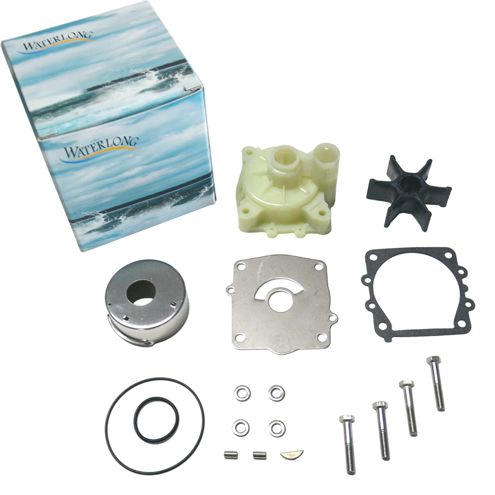 Комплект для ремонта водяного насоса WATERLONG 61AW0078 крыльчатка заменяет Yamaha