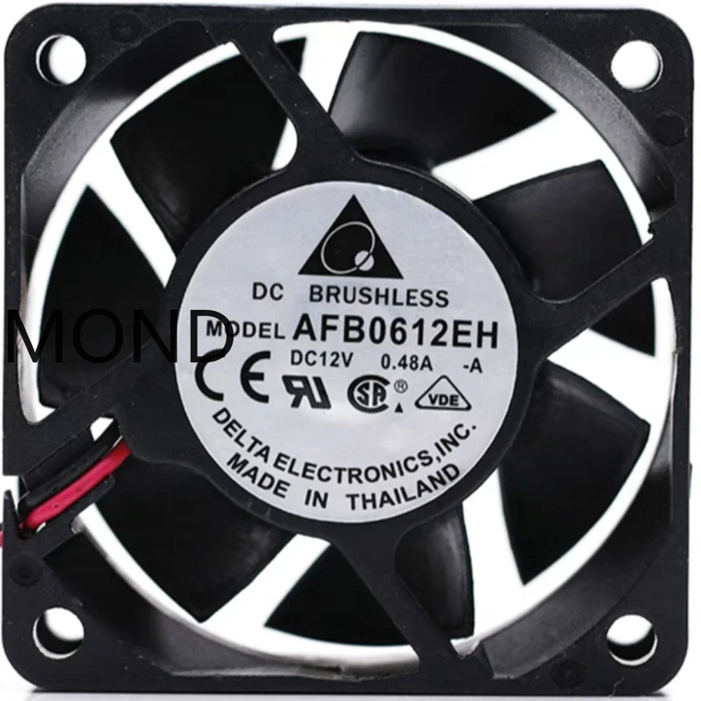 Delta 6025 AFB0612EH 6CM 12 В 0 48 А шариковый вентилятор охлаждения 60*60*25 мм