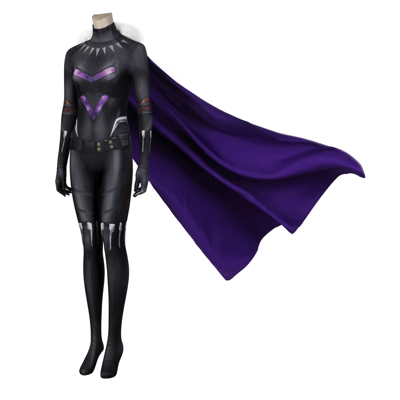 

Боди Shuri из фильма Черная пантера: Wakanda Forever Woman Хэллоуин костюм черной Пантеры женский костюм для косплея