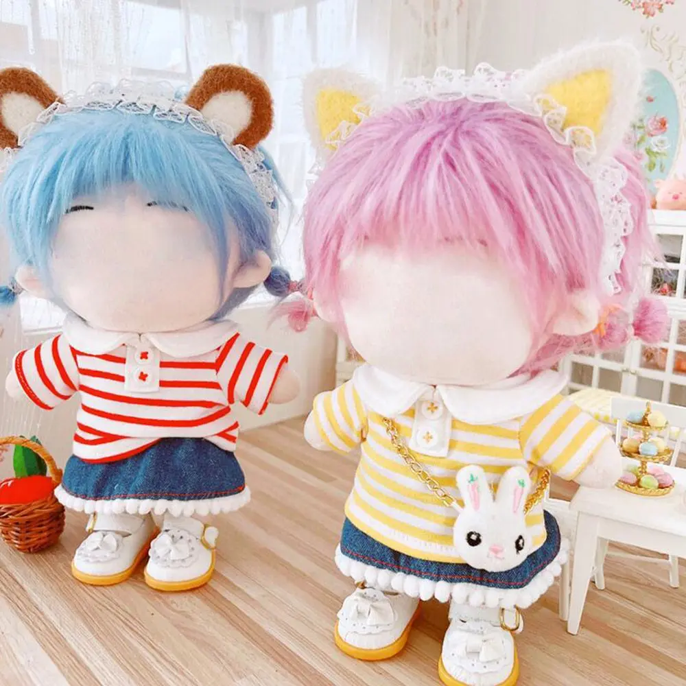 

Аксессуары для одежды, платья, аксессуары для кукол своими руками, 20 см, комплект одежды для кукол, юбка, футболка, юбка, платье