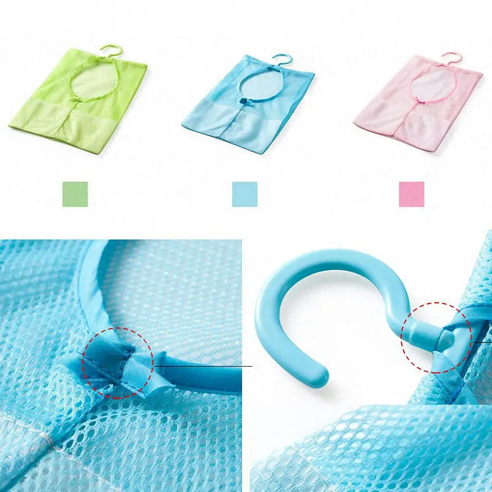 1pc Bath Toys Storage Bags Baby Carry Sand Beach Storage Mesh Bags Wall Hanging Bathroom Organizer Baskets For Kids Water Toy