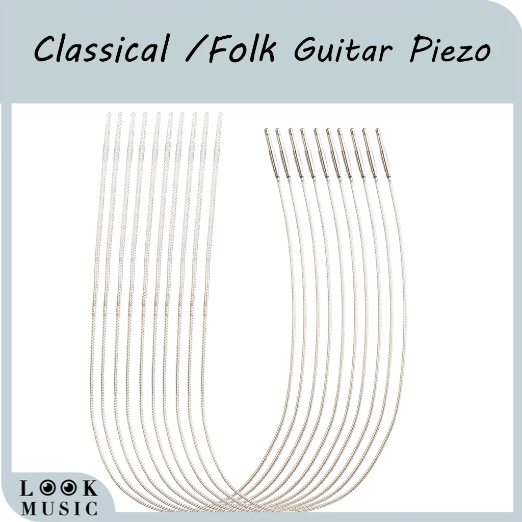 10 шт. супер тонкий под Седло Пьезо для звукоснимателя классической/акустической