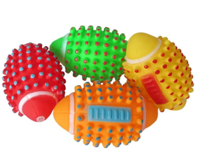 

Colorful Cat Dog Biting Ball Voice