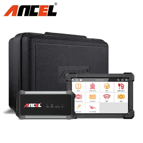 Диагностический сканер Ancel X7 OBD2, прибор для диагностики автомобиля, с полной системой, Bluetooth, Wi-Fi, OBD 2, программирование ключей TPMS