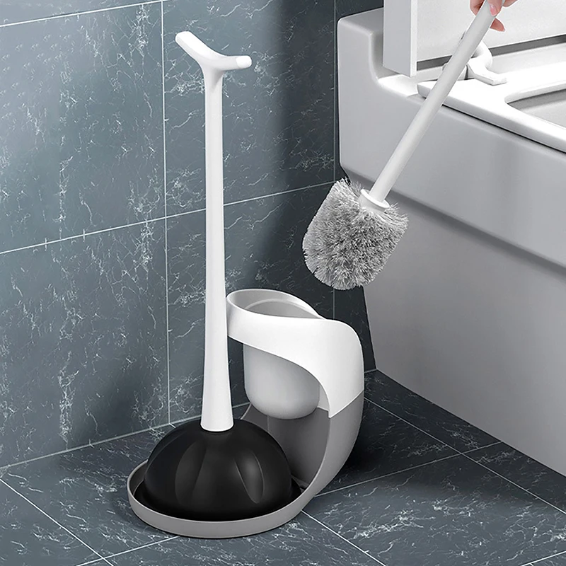 

Набор Для Чистки унитаза, щетка и Плунжер для унитаза, с Caddy