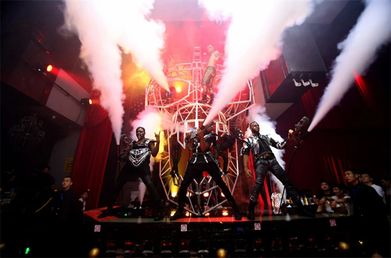 Ручной светодиодный пистолет CO2 2 шт. RGB струйная машина спецэффекты диджейская