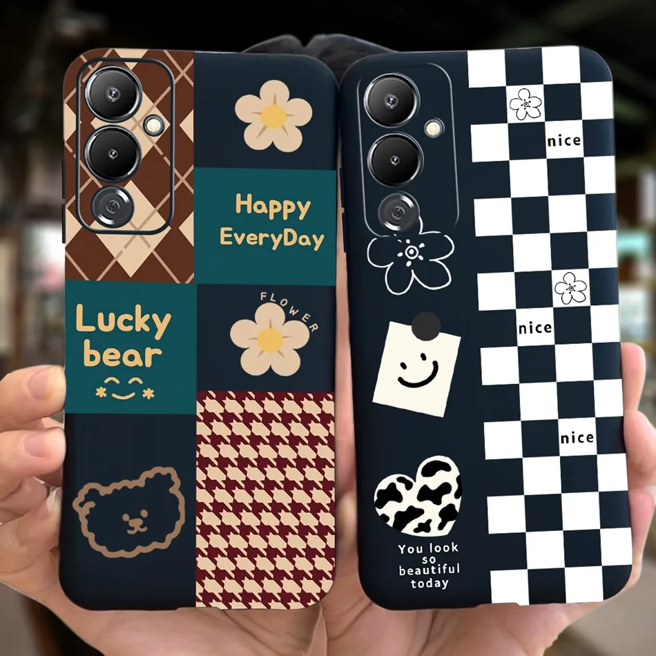 Мягкий силиконовый бампер ярких цветов для Tecno Pova 4 LG7n / Pro LG8n