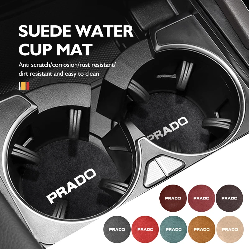 For Toyota 2pcs Car Water Cup Anti Shake Fixed Drink Holder Anti-slip Mats RAV4 20 30 XA30 2005 2006 2007 2008 2009 2010 2011