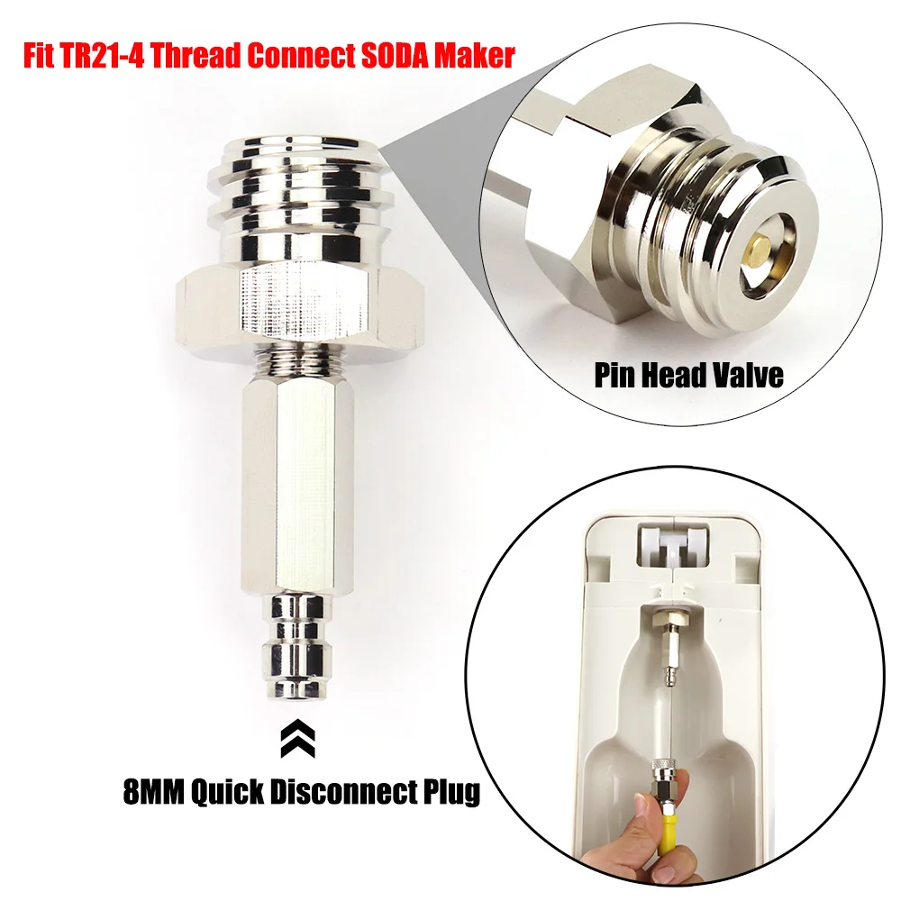 

Устройство для изготовления газировки с внешней Co2 бутылкой с быстроразъемным разъемом