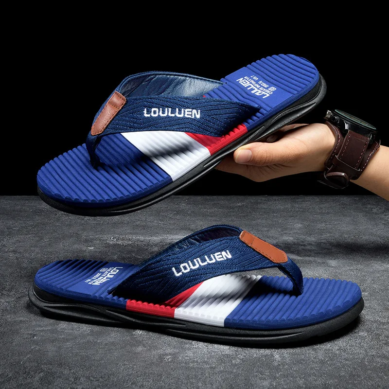 

New Arrival Summer Cool Beach Slippers British Style Men Flip Flops Platform Non-slide Male Comfortable Sandals Zapatos Hombre