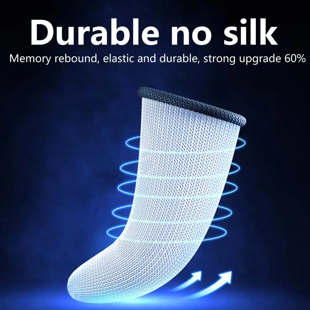 

Gaming Finger Sleeve Finger Cover For PUBG Breathable Non-slip and Anti-break Sensitive Touch Screen Finger Thumb Sleeve Gloves