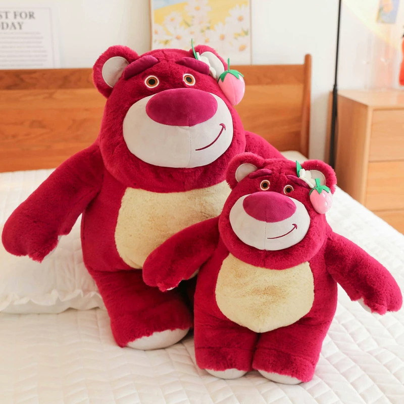 

Disney История игрушек лотсо плюшевая игрушка кавайное мультяшное аниме клубничный медведь мягкая кукла домашняя Автомобильная Подушка Рождественский подарок для девочки