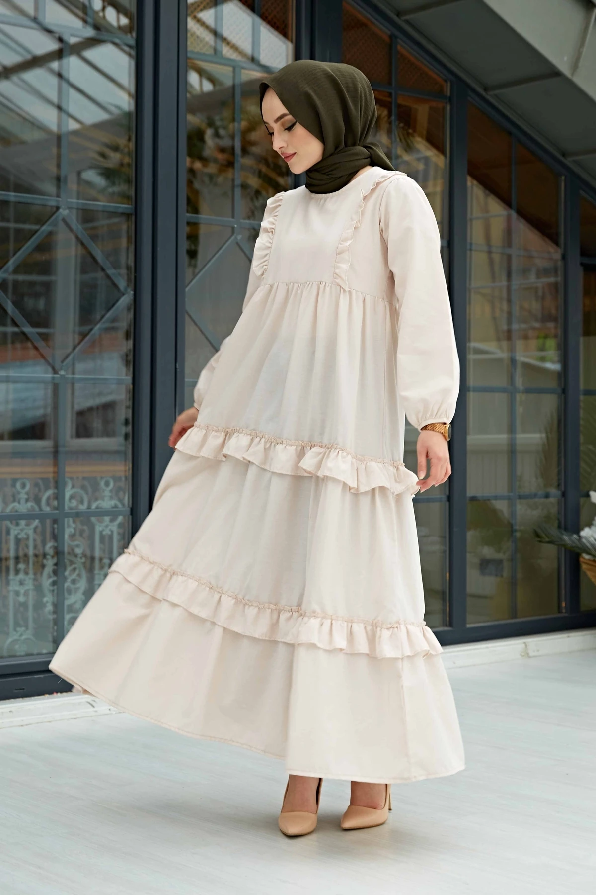 Dress women's dresses 2021 kaftan abaya long Muslim evening dresses hijab abayas Turkish Hijab Party Casual women clothes