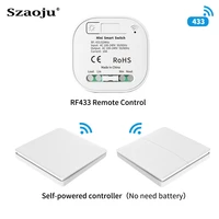 wireless remote control touch switch rf433mhz self powered waterproof light switch 10a mini time relay 12 way control for home