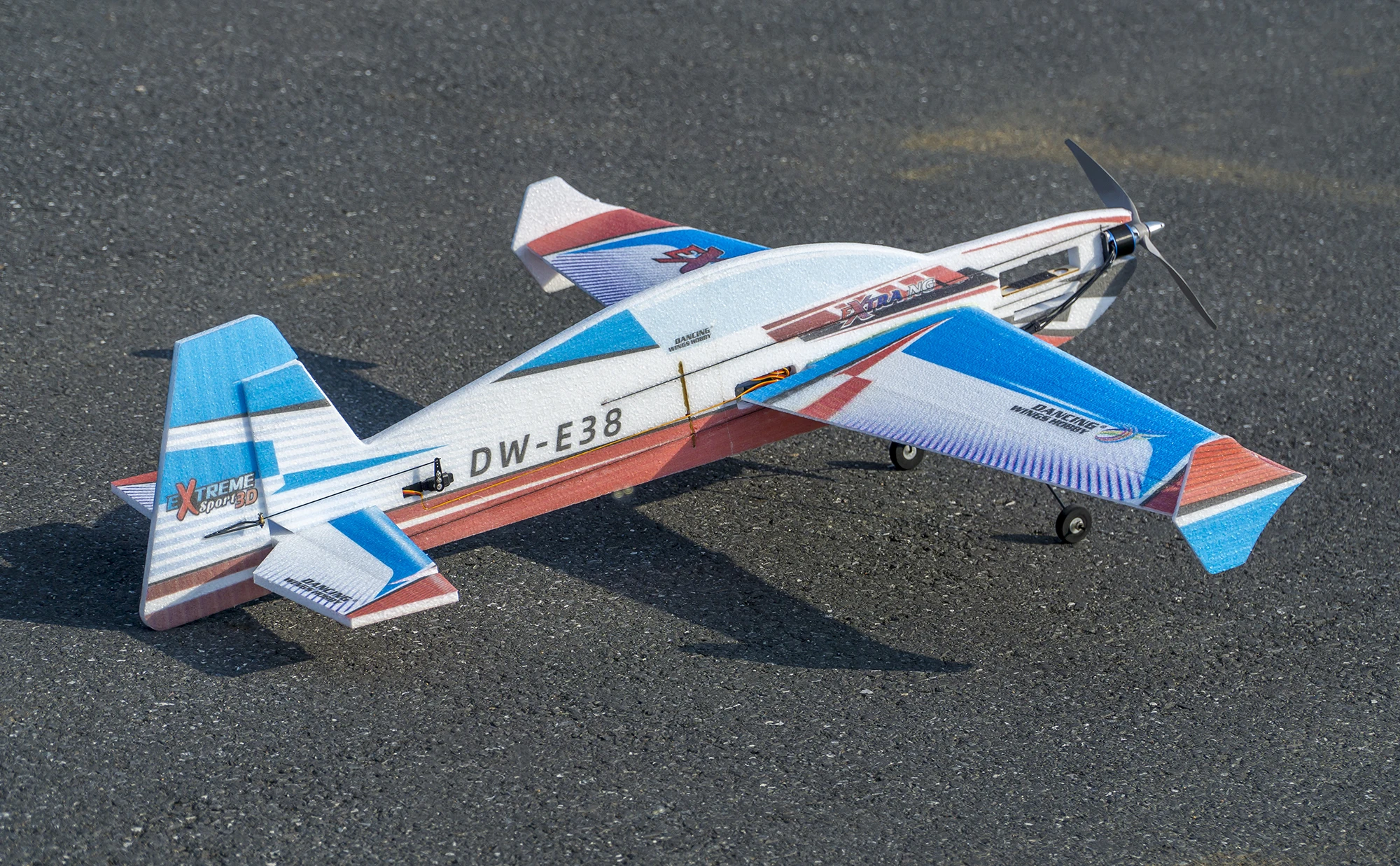 Фото DW Hobby 1200 мм размах крыльев Extra-NG EPP комплект самолета 3D Sport RC самолет MO2817 900KV комплект двигателя пенопластовый самолет модель E38 №4