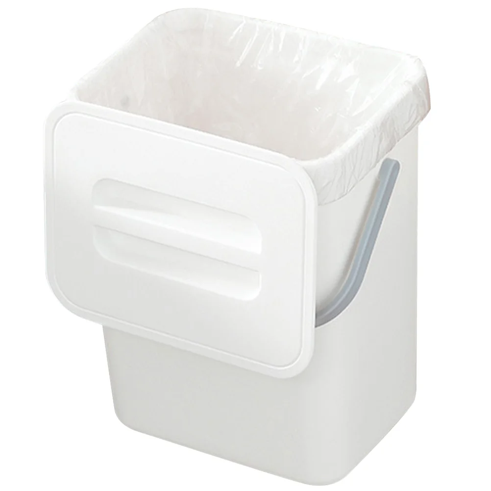 

Trash Can Hanging Bin Waste Wall Mounted Kitchen Garbage Compost Basket Dustbin Door Countertop Small Cabinet Containers Sink