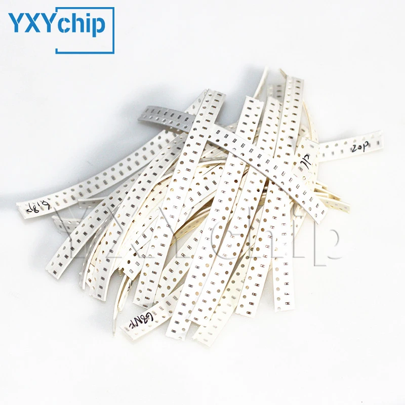 1206 0805 0603 Комплект резисторов SMD Ассортиментный комплект 1 Ом-1 М Ом 1% 33 значенияX 20