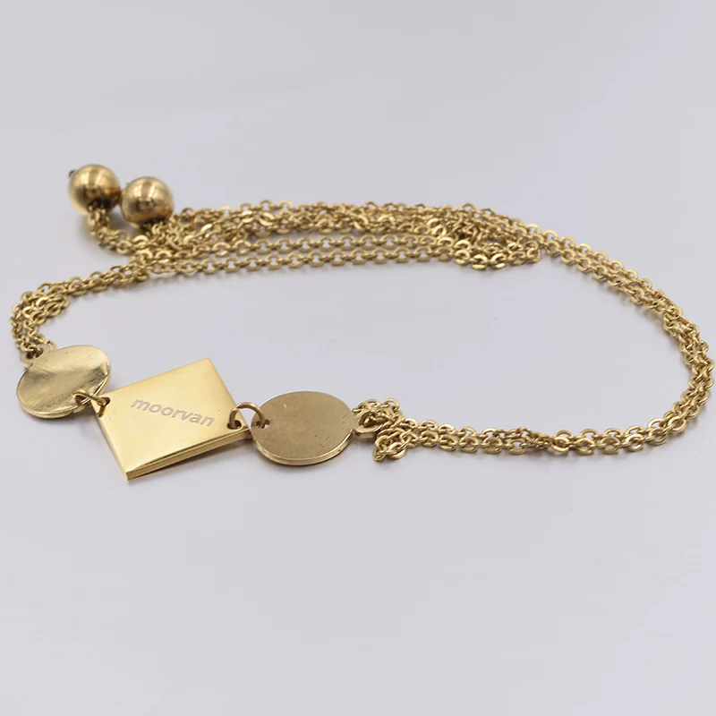 

moorvan gold color necklace vintage jewelry women style