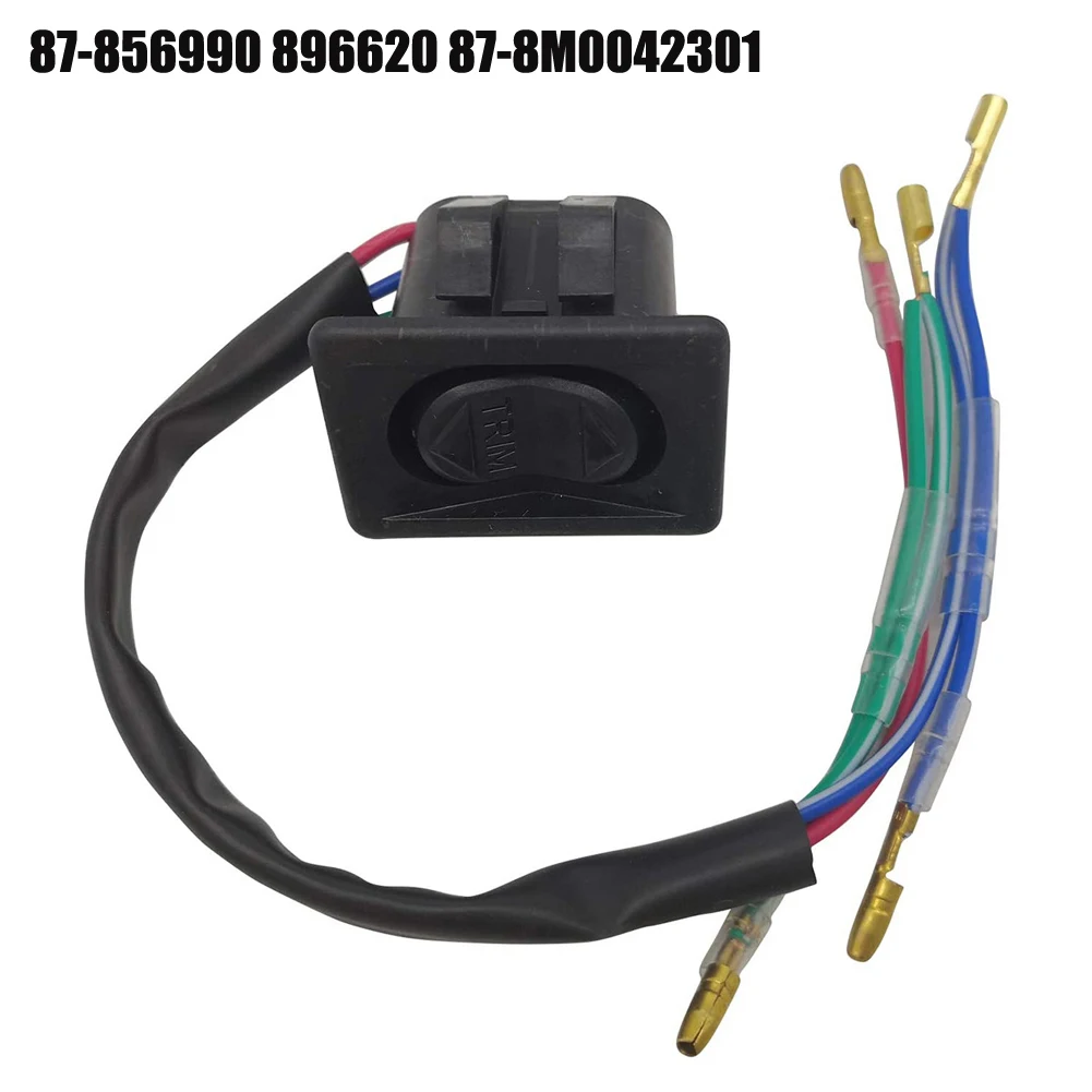 

1pcs Trim Tilt Switch 87-856990 896620 87-8M0042301 For Mercury Cowl Cowling Pan Black Trim Tilt Switch
