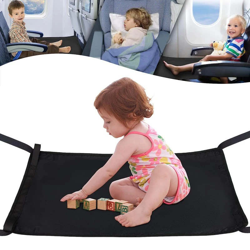 

Kids Travel Airplane Bed Baby Pedals Bed Portable Travel Foot Rest Hammock Kids Bed Airplane Seat Extender Leg Rest For Kids