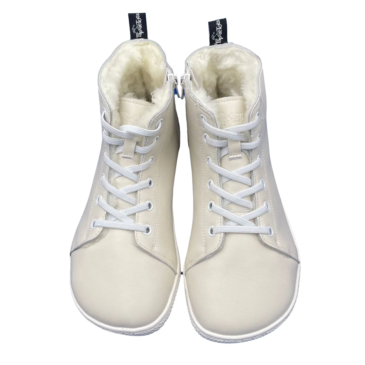 Tipsietoes лучший бренд босиком из натуральной кожи зимние ботинки натурального меха