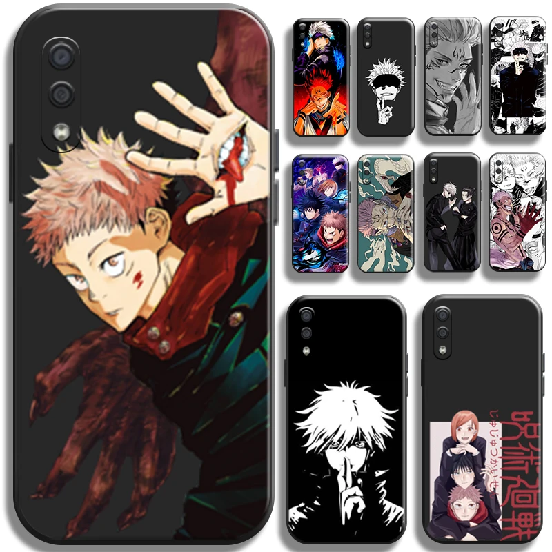 

Jujutsu Kaisen Itadori Yuji Phone Case For Samsung Galaxy A01 Core Samsung A01 Shockproof TPU Full Protection Black Shell Cover