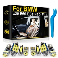for bmw 5 series e39 e60 e61 f10 f11 530d 540i accessories car interior trunk door footwell light led canbus auto lamp kit