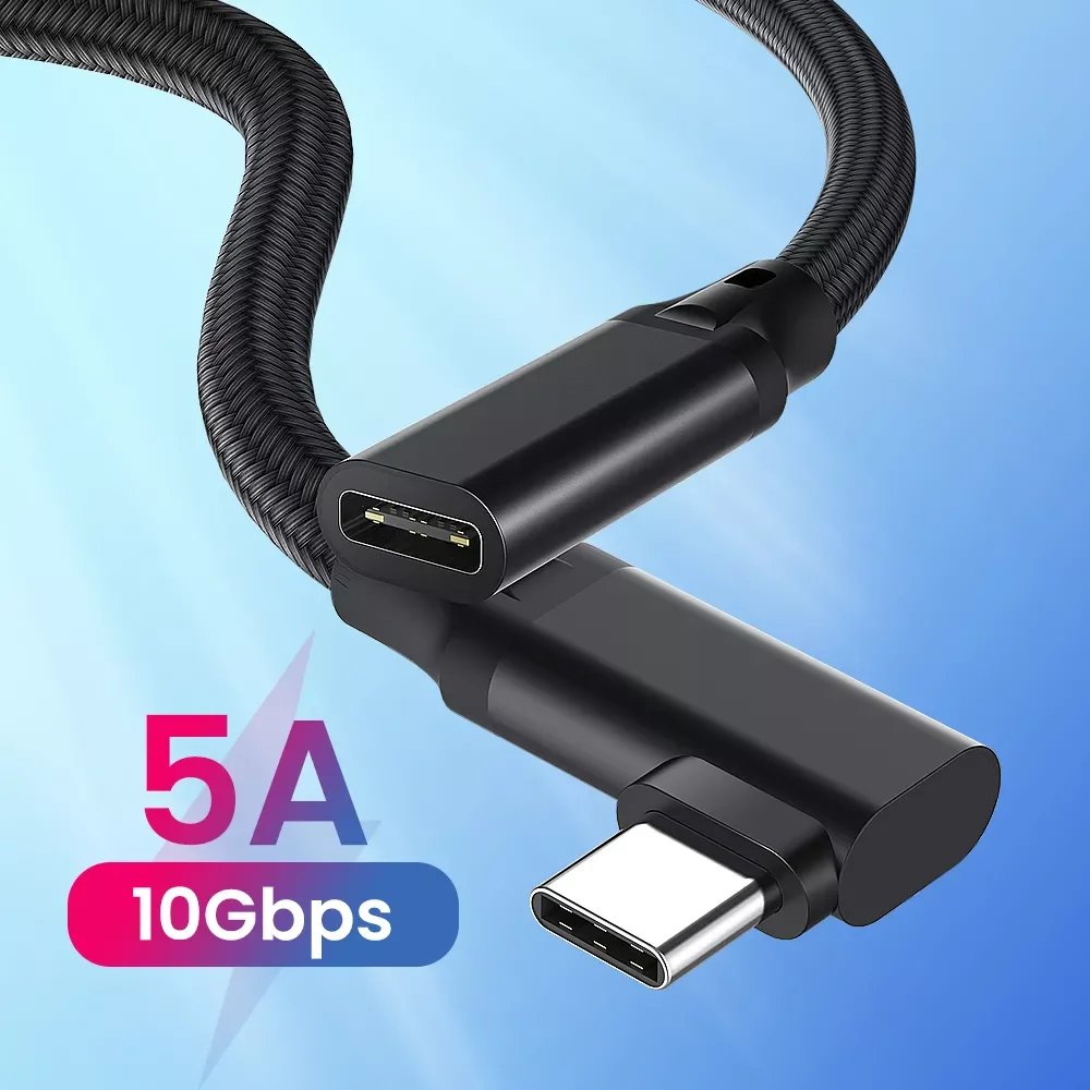 

USB C кабель для быстрой зарядки PD 100 Вт USB Type C кабель для Macbook Pro 10Gpbs USB 3,1 Type C кабель для передачи данных внешний Удлинительный кабель 1 м