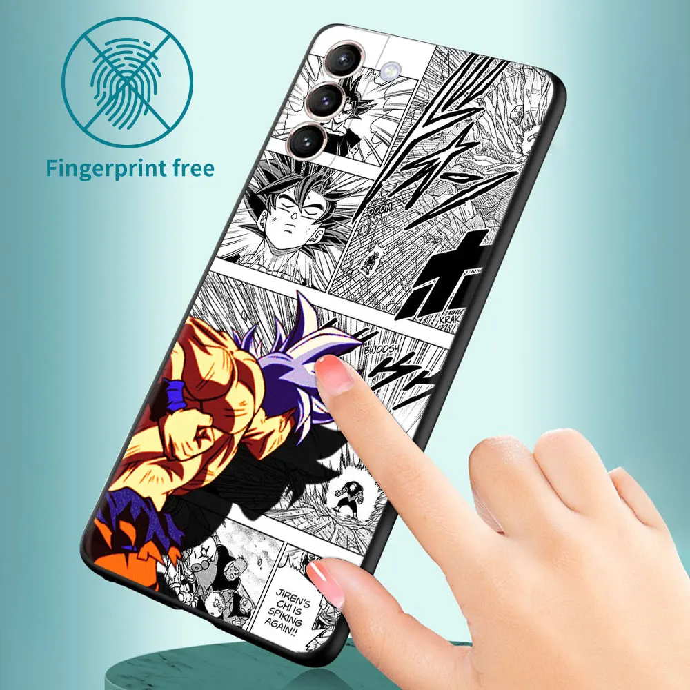 Для Samsung S20FE S22 S21 S20 Ultra FE S10 S9 Plus S10e S8 для Galaxy Note 20 10Plus Dragon Ball God Goku Vegeta Comics | Мобильные