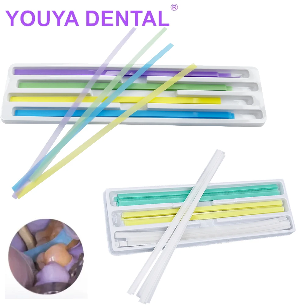 1 коробка цветная полоска для полировки зубов стоматологические материалы