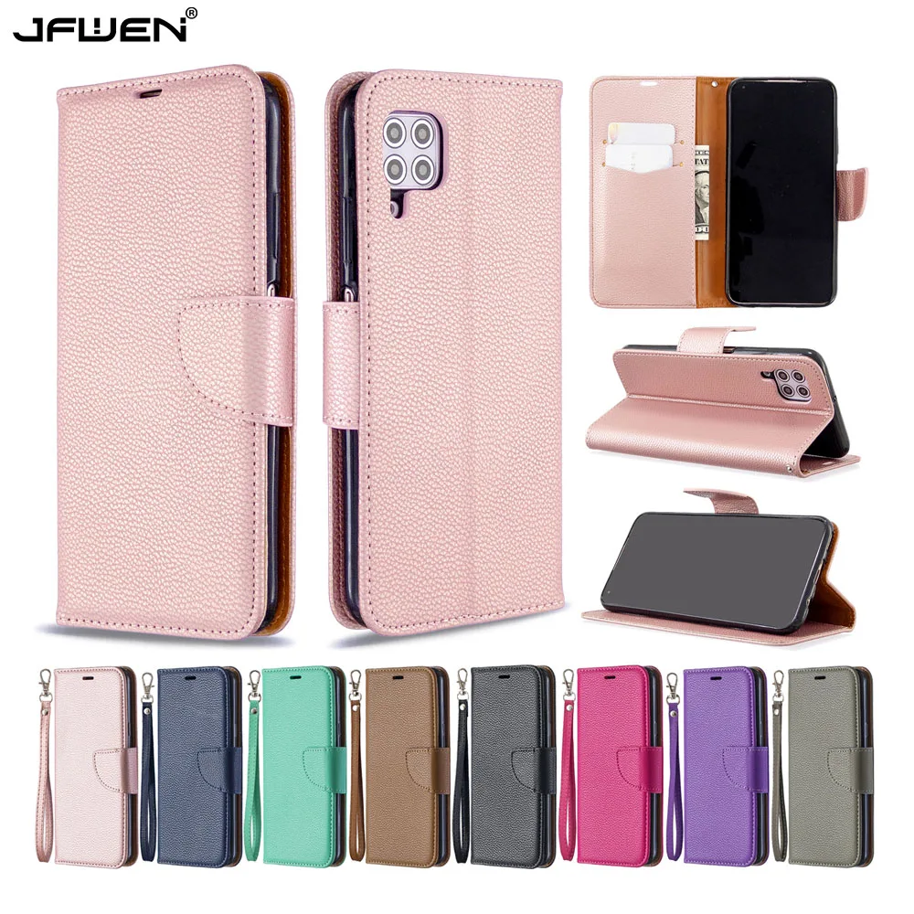 

Solid Color Flip Leather Phone Cases For Huawei P40 Lite P30 P20 Pro Y5P Y6P Y7P 2020 Mate 30 20 Lite Pro Case Cover Wallet