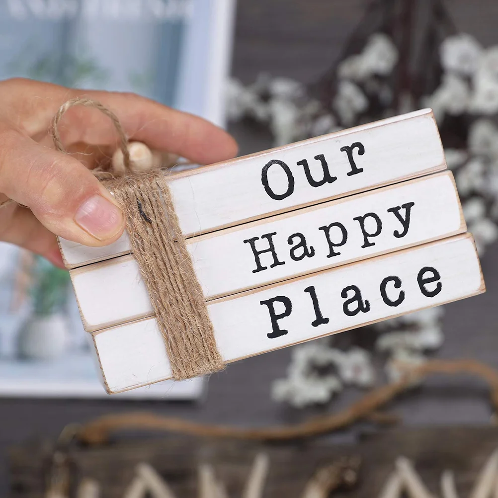 Деревянная поддельная книга витрина реквизит искусственный декор декоративный