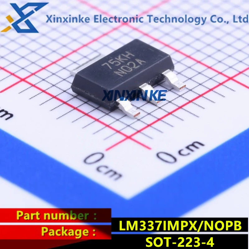 

LM337IMPX/NOPB SOT-223-4 ( Marking : N02A ) Linear Voltage Regulators 3-Terminal Adjustable Neg Reg Brand New Original