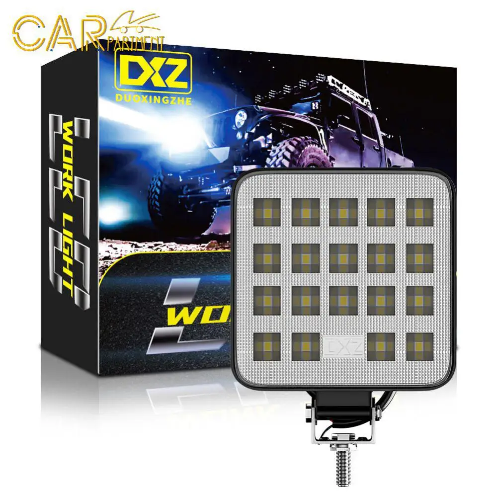 

19 Led 57w Modified Headlight Portable Waterproof Car Work Light 180 Degree Rotation For Car Truck Spotlight Auxiliary Light Bar