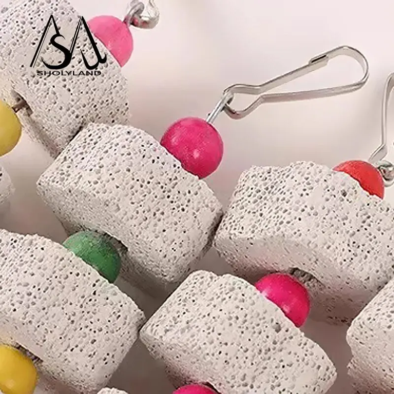 Минеральная Рок-клетка Для Птиц Игрушка В Форме Цветка Подвесная Стильная Клетка