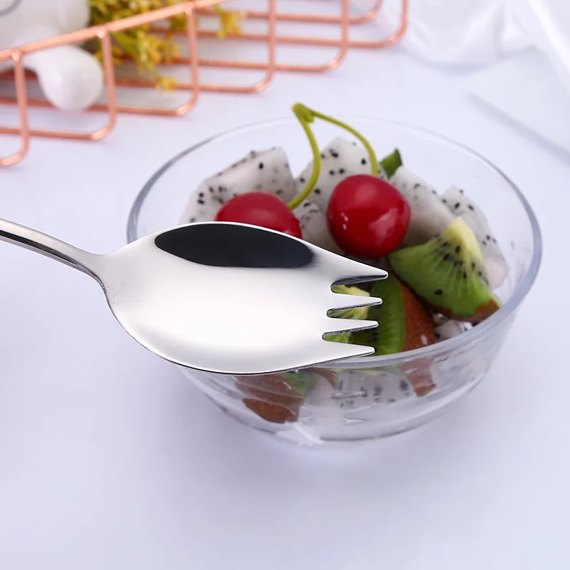 Многофункциональная ложка для десерта мороженого из нержавеющей стали