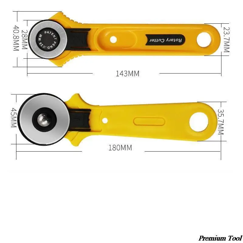 28/45 мм нож для резки кожи роликовый режущий круглый ротационный резак кожаные