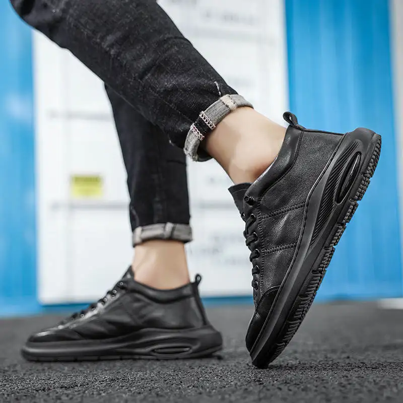 

Кроссовки мужские и женские из ПУ кожи, прочные спортивные сникерсы, повседневная обувь для серфинга, Мокасины, тенниса